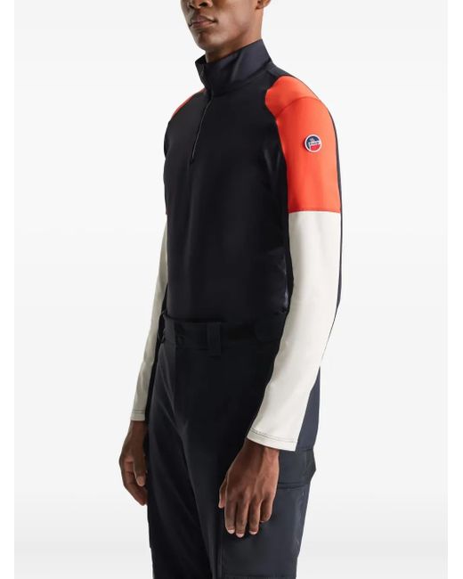 Fusalp Blue Pravio Half-Zip Base Layer for men