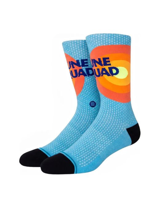 Stance Blue Tune Squad Crew Socks for men