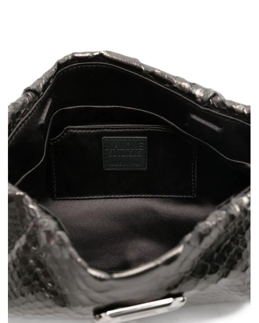 Malone Souliers Gray Vittoria Clutch Bag