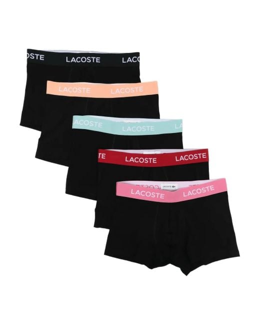 Lacoste Boxershorts Mit Logo-Print (5Er-Set) in Black für Herren