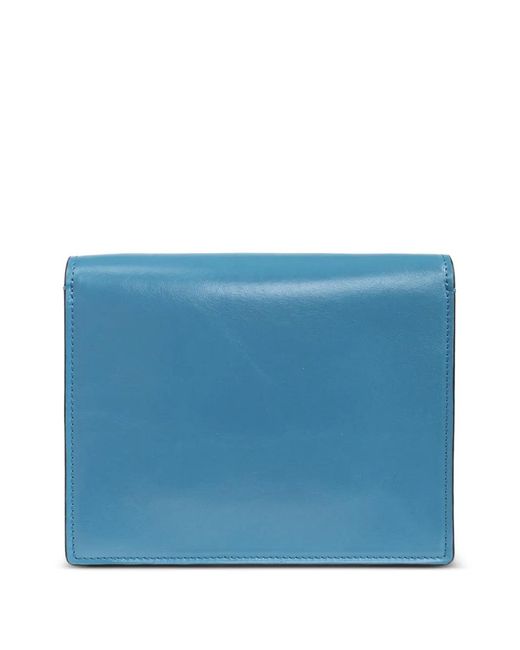 Versace Blue Severine Leather Mini Bag
