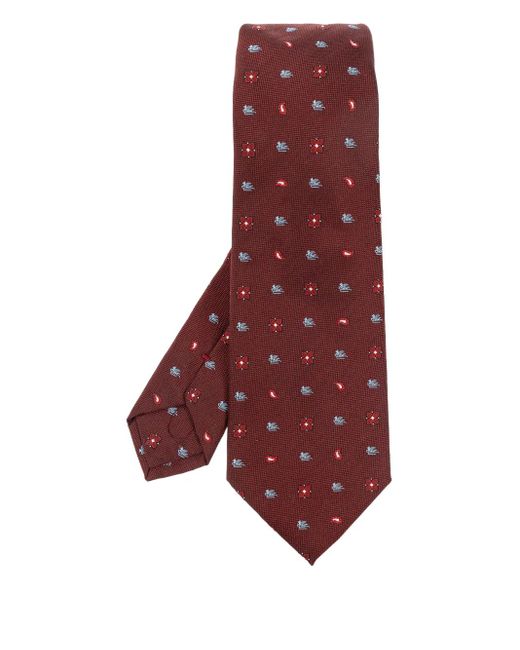 Cravatta di Etro in Purple da Uomo