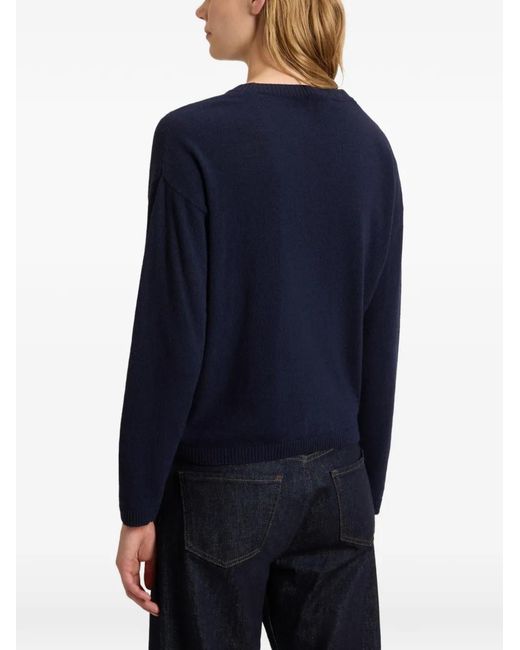 Woolrich Blue Crew-Neck Sweater