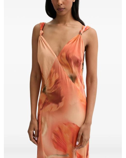 Never Fully Dressed Orange Sofia Maxi Dress