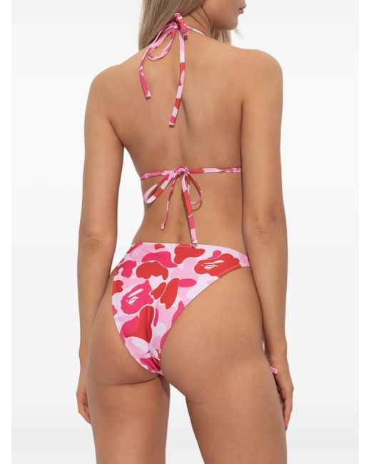 A Bathing Ape カモフラージュ ビキニ Pink