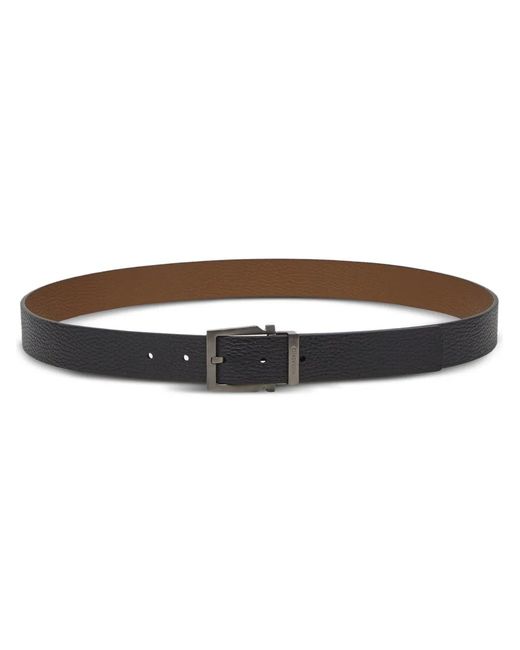 Ferragamo Brown Reversible Leather Belt for men
