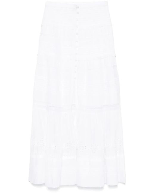 Isabel Marant Dusta マキシスカート White