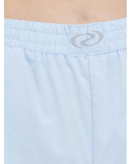 Résumé Blue Logo-Patch Elasticated Shorts