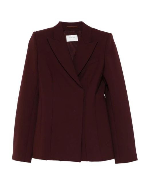 Blazer En Laine Sportmax en coloris Purple