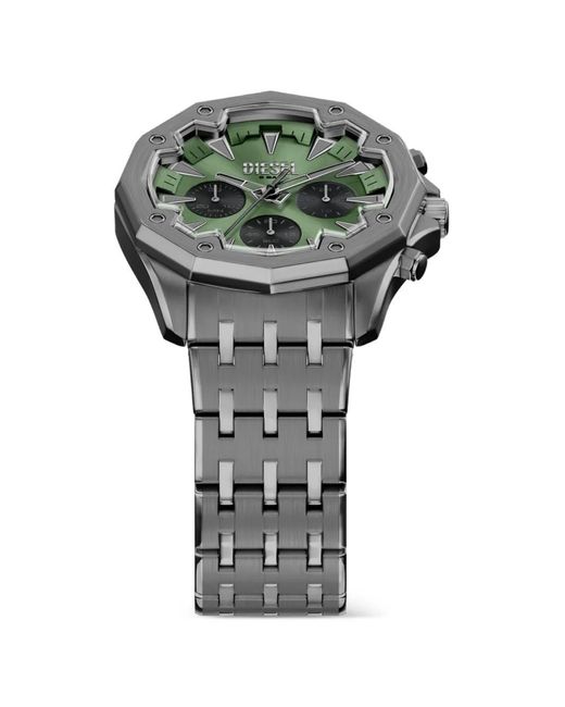 DIESEL Gray Stinger Chronograph 46Mm Watch for men