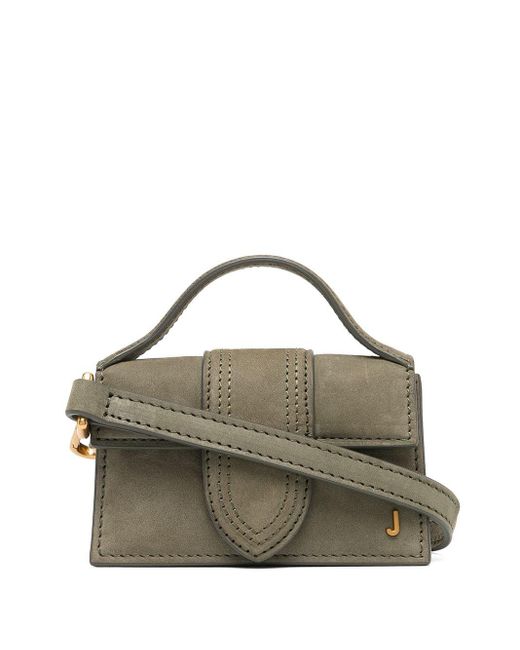Jacquemus Suede Le Petit Bambino Mini Bag in Green Save 7 Lyst