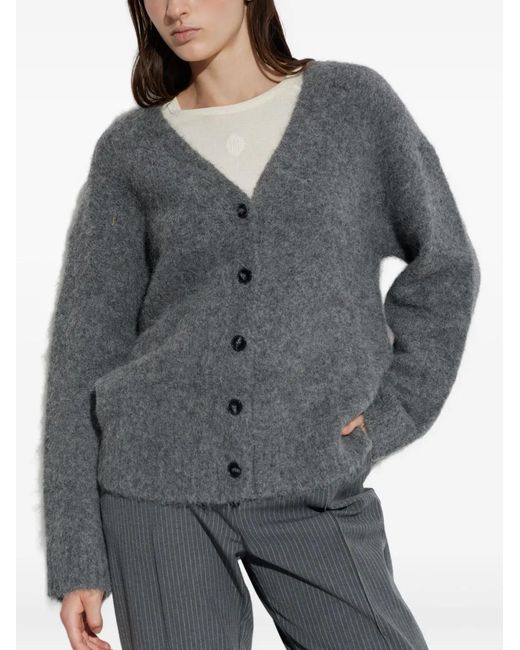 Samsøe & Samsøe Gray Sajeanne Long Cardigan