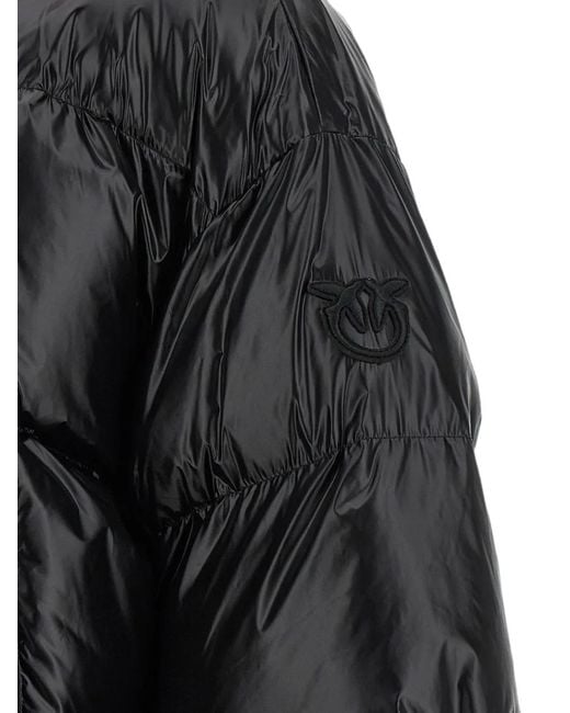 Pinko Black Impasto Quilted Puffer Jacket