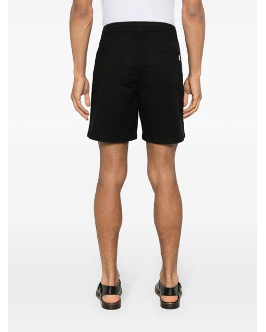 NN07 Black Gregor Deck Shorts for men