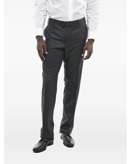 Corneliani Gray Tailored Trousers for men