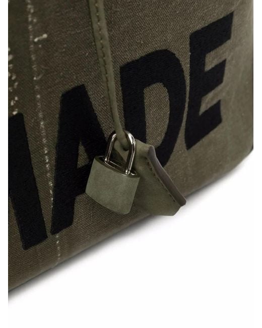 READYMADE Green Logo-Print Gym Bag