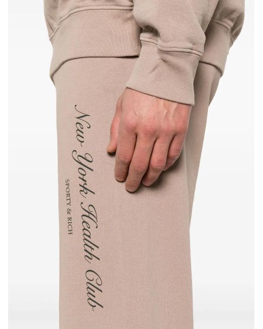 Sporty & Rich Natural Ny Health Club Sweatpants