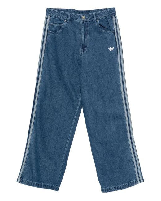 adidas Women's Blue Originals Firebird Jeans