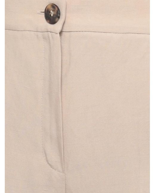 Emme Natural Emmpera High-Waisted Wide-Leg Trousers