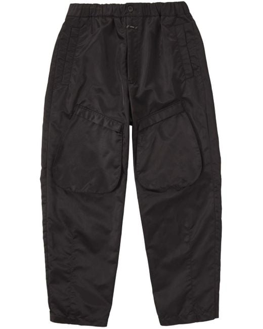 Closed Gray Mid-rise Straight-leg Cargo Trousers for men