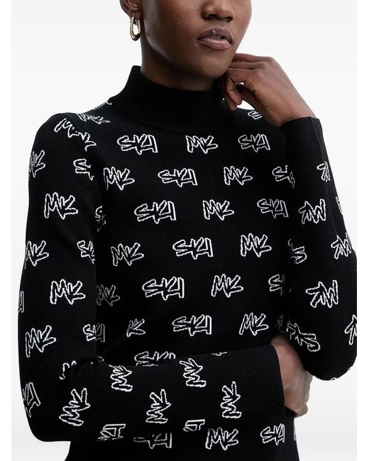 MICHAEL Michael Kors Black Mock-Neck Sweater