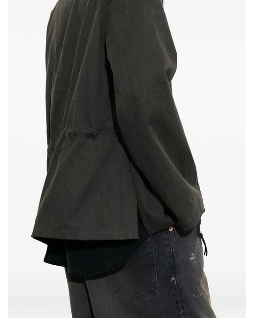 Our Legacy Green Coated Pocket Jacket for men