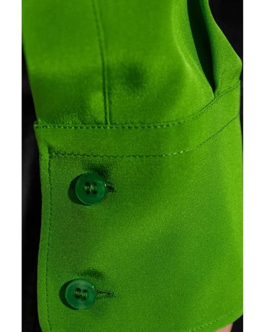 Sportmax Green Silk Shirt