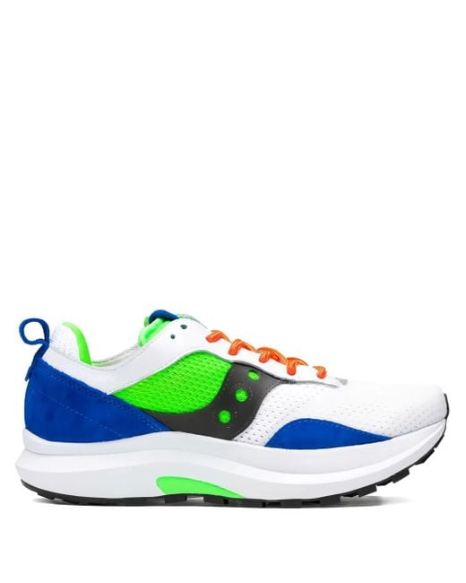Saucony Green Jazz Hybrid Lace-Up Sneakers for men
