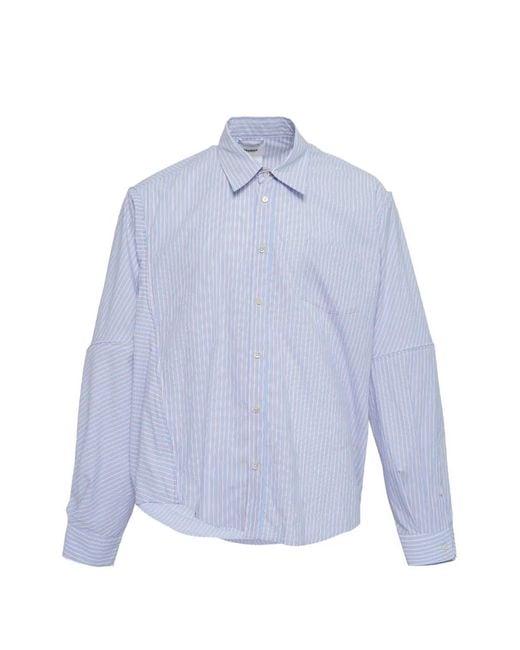 Doublet Blue Striped Shirt for men