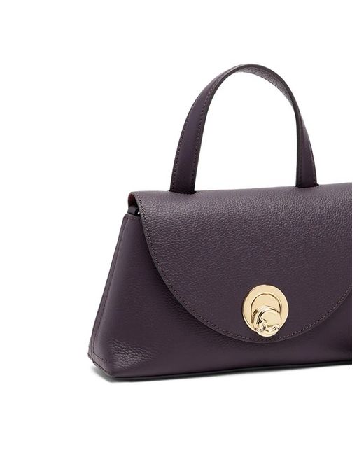 Coccinelle Purple Small Nikla Leather Crossbody Bag