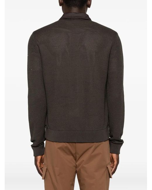 Herno Black Panelled Jacket for men