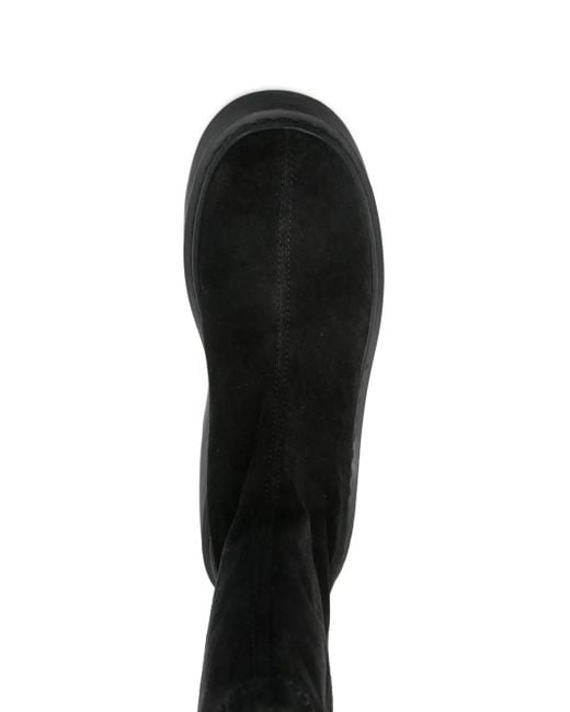 Vic Matié Black 100Mm Stripy Platform Boots