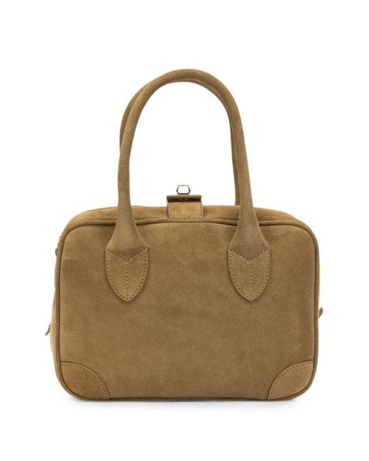 Golden Goose Deluxe Brand Natural Vita Suede Tote Bag
