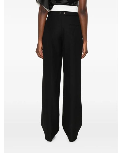 Carven Black Side-Pockets Trousers