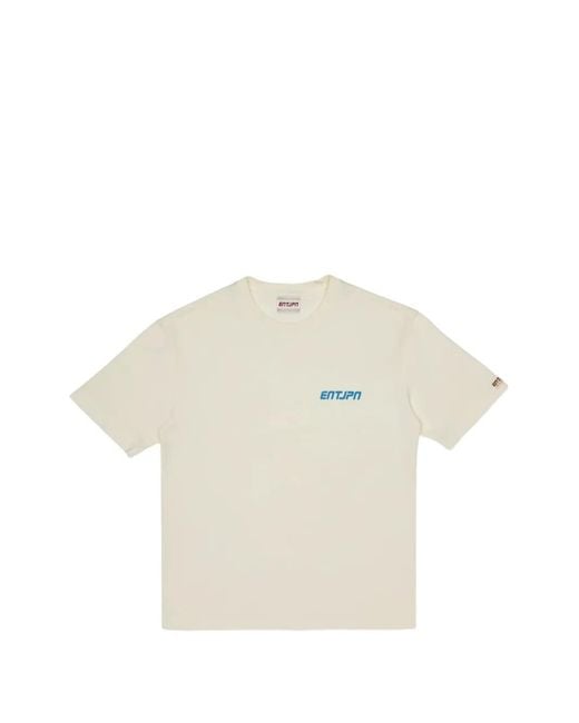 ENTERPRISE JAPAN White Supermarket Graphic-Print T-Shirt for men