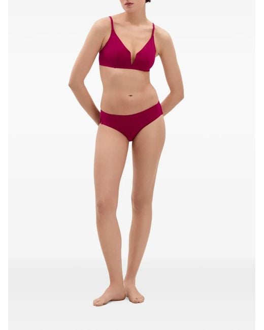 Eres Red Elancée Triangle Bikini Top