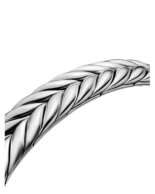David Yurman White Chevron Flex Bracelet for men