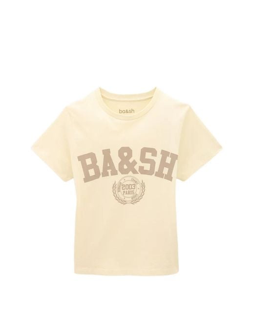 Ba&sh Natural Ioni Short-Sleeve T-Shirt