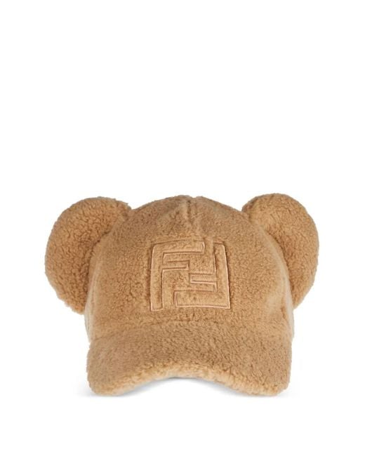 メンズ Fendi モノグラム キャップ Natural
