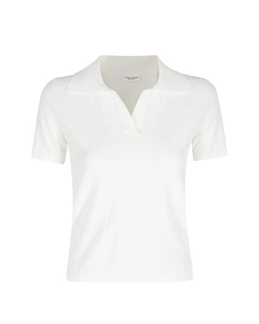 Roberto Collina White Collared T-Shirt