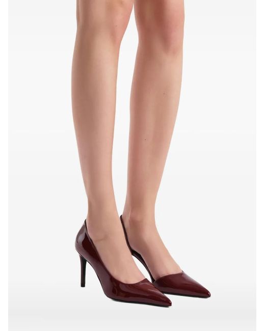 Khaite Purple 85Mm Jett D'Orsay Heeled Pumps