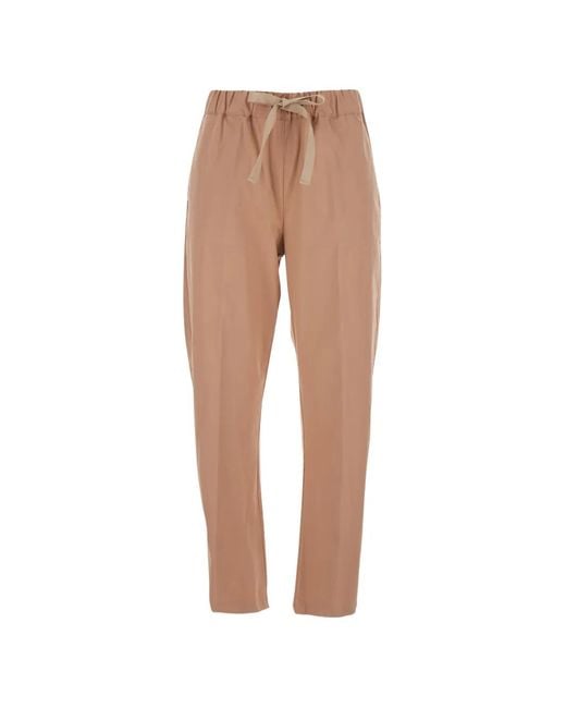 Semicouture Natural Buddy Drawstring Trousers