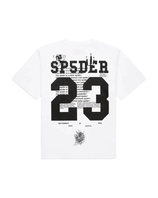 Sp5der White Pyrex T-Shirt for men