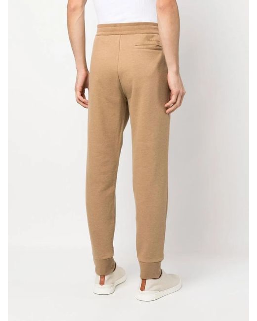 Ralph Lauren Natural Logo-Embroidered Track Pants for men