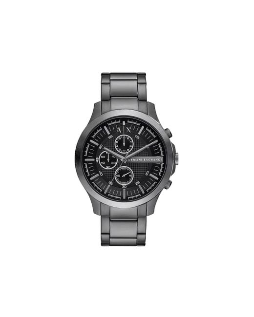 ARMANI EXCHANGE Runde Armbanduhr 46Mm in Black für Herren