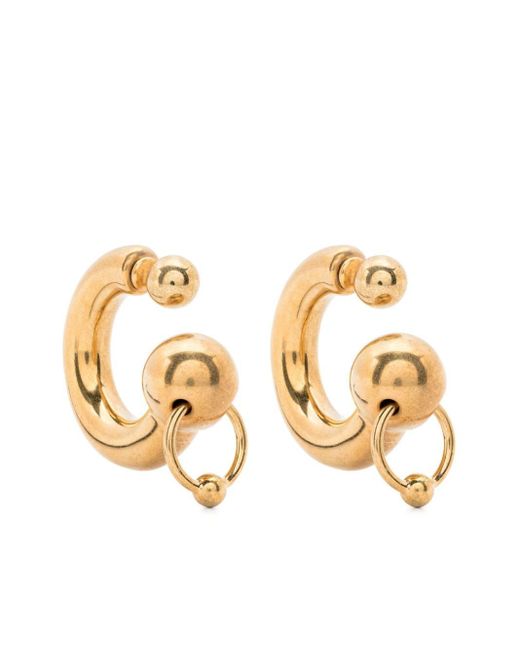 Jean Paul Gaultier Metallic The Ring Earrings