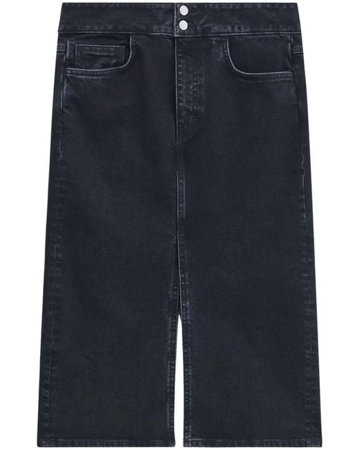 Filippa K Blue Trucker Denim Skirt