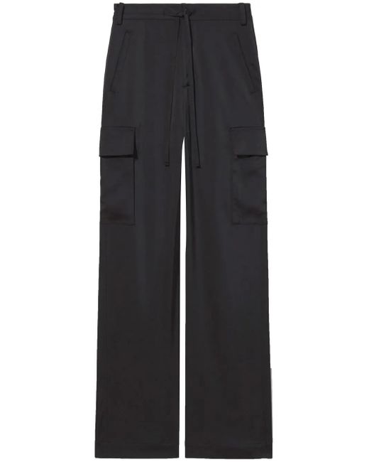 Proenza Schouler Broek Met Trekkoord in het Blue