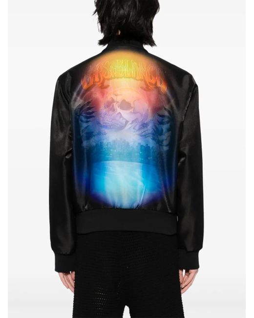 Casablanca Black Gradient Bomber Jacket for men