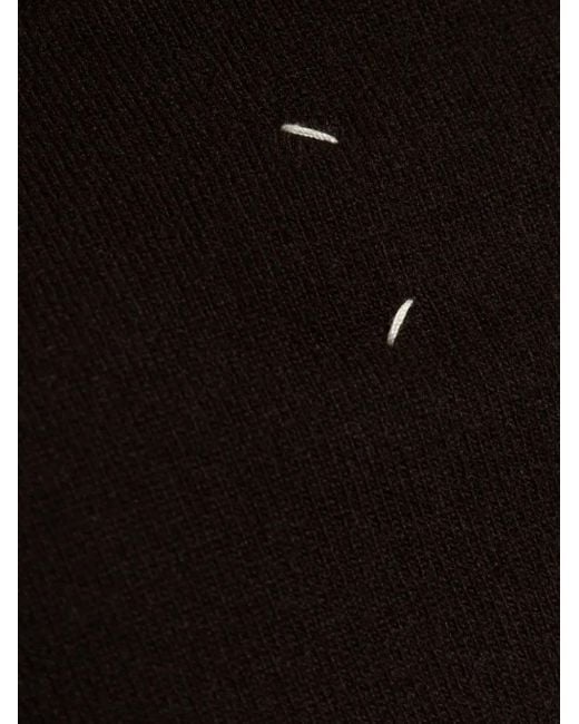 Maison Margiela Black Virgin Wool T-Shirt